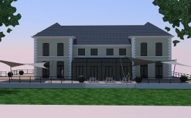 3D-terrasoverkapping
