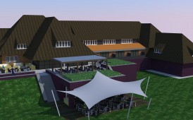3D-terrasoverkapping