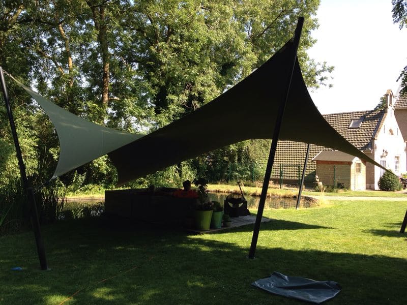 Lounge overkapping zeildoek